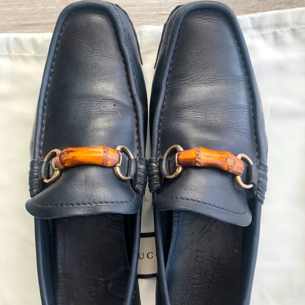 Gucci Men’s Bamboo Leather Loafer